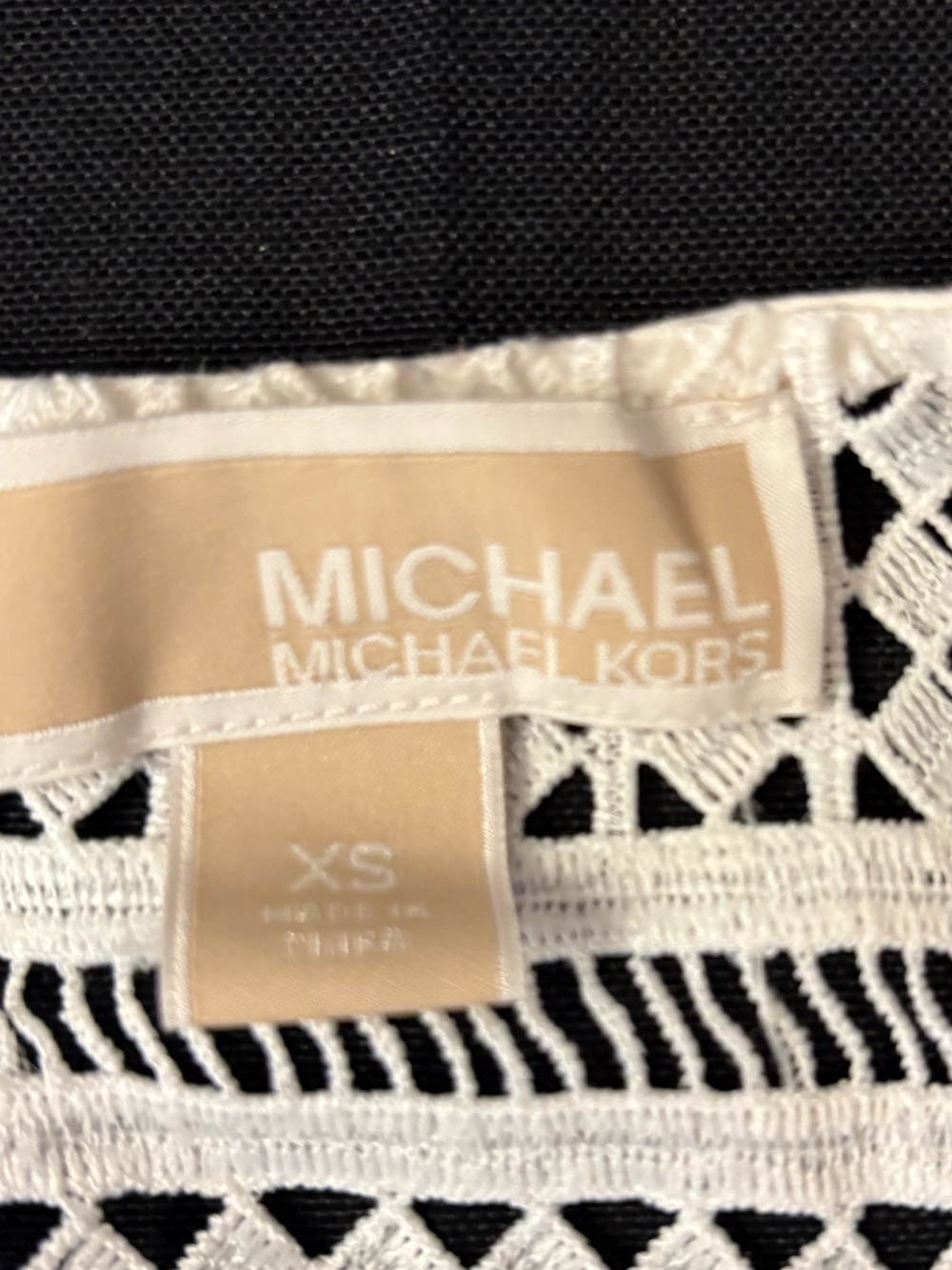 Michael Kors Cream Short Sleeve Coverup Dress - Picture 4 of 7